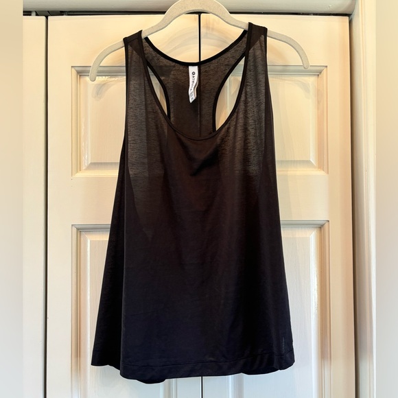 Athleta, tissue weight black tank, 2XL - Picture 1 of 8